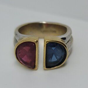 14K GE & Glass Ring by Joseph Esposito